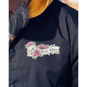 画像3: 送料無料 OPIE ORTIZ x BALL&CHAIN / Skull & Rose コーチジャケット