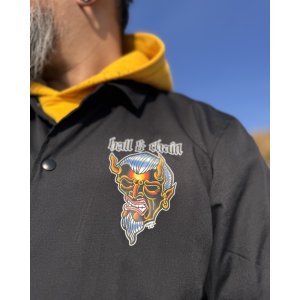 画像5: 送料無料 OPIE ORTIZ x BALL&CHAIN / "ORTIZ" 1998-2024 Reprint Red Devil コーチジャケット