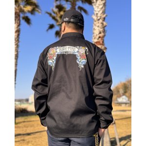 画像1: 送料無料 OPIE ORTIZ x BALL&CHAIN / Doin Time コーチジャケット