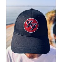 FOO FIGHTERS / FF Logo ベースボールキャップ BLACK