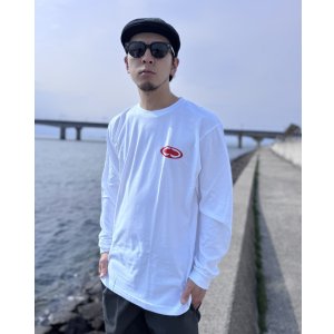 画像4: Mサイズラスト1枚で終了 SRH / Since 91 長袖Tシャツ WHITE