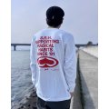 Mサイズラスト1枚で終了 SRH / Since 91 長袖Tシャツ WHITE