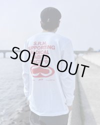 Lサイズラスト1枚で終了 SRH / Since 91 長袖Tシャツ WHITE
