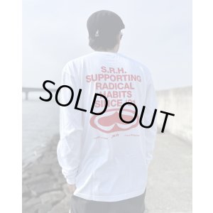 画像2: Lサイズラスト1枚で終了 SRH / Since 91 長袖Tシャツ WHITE