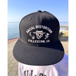 画像3: SOCIAL DISTORTION / Fullerton Skelly スナップバックキャップ BLACK