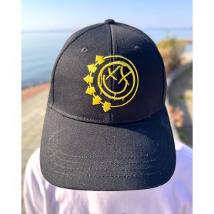 画像2: BLINK-182 / Yellow Six Arrow Smile ベースボールキャップ BLACK