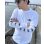 画像4: SRH / NEW SPADE CLASSIC SMALL LOGOS 長袖Tシャツ WHITE (4)