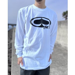 画像2: SRH / NEW SPADE CLASSIC 長袖Tシャツ WHITE