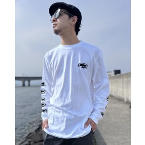 画像2: SRH / NEW SPADE CLASSIC SMALL LOGOS 長袖Tシャツ WHITE