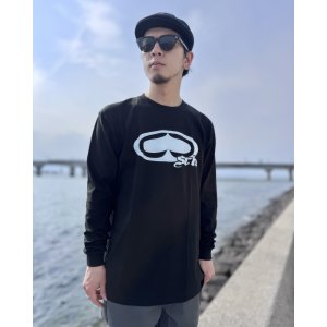 画像1: 残りサイズXL、2XLのみ SRH / NEW SPADE CLASSIC 長袖Tシャツ BLACK