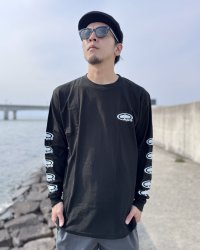 Lサイズラスト1枚で終了 SRH / NEW SPADE CLASSIC SMALL LOGOS 長袖Tシャツ BLACK