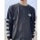 画像4: Lサイズラスト1枚で終了 SRH / NEW SPADE CLASSIC SMALL LOGOS 長袖Tシャツ BLACK (4)