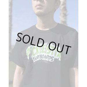 画像9: スメリーさん直買い付けアイテム 送料無料 Lサイズラスト1枚で終了 BALL&CHAIN別注 PICKLE STIX SURFBOARDS / Biohazard Tシャツ ブラック