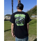 送料無料 BALL&CHAIN別注 PICKLE STIX SURFBOARDS / Biohazard Tシャツ ブラック