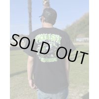 スメリーさん直買い付けアイテム 送料無料 Lサイズラスト1枚で終了 BALL&CHAIN別注 PICKLE STIX SURFBOARDS / Biohazard Tシャツ ブラック