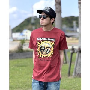 画像1: SUBLIME / 40oz To Freedom Tシャツ バーガンディー