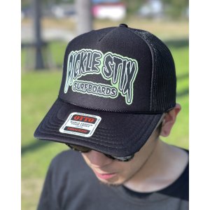 画像3: 送料無料 PICKLE STIX SURFBOARDS / Swamp Style Logo メッシュキャップ