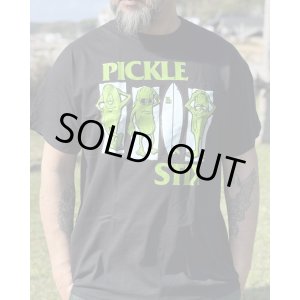 画像2: 送料無料 BALL&CHAIN別注 PICKLE STIX SURFBOARDS / BALL&CHAIN別注 Black Pickle Tシャツ ブラック