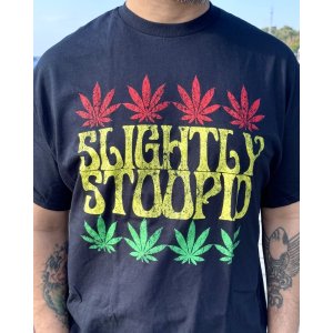 画像2: 送料無料 SLIGHTLY STOOPID / Rasta Leaf Tシャツ ブラック