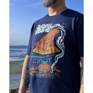 画像5: XL2枚のみの入荷 SLIGHTLY STOOPID / Smoking Toad Tシャツ ネイビー