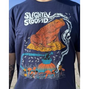 画像2: XL2枚のみの入荷 SLIGHTLY STOOPID / Smoking Toad Tシャツ ネイビー