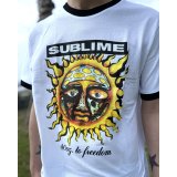 2XLラスト1枚で終了 SUBLIME / 40oz To Freedom リンガーTシャツ