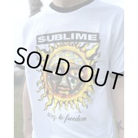 XLラスト1枚で終了 SUBLIME / 40oz To Freedom リンガーTシャツ