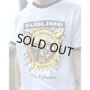画像1: XLラスト1枚で終了 SUBLIME / 40oz To Freedom リンガーTシャツ
