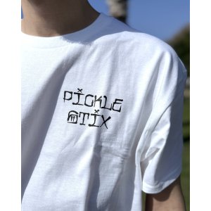 画像6: 送料無料 BALL&CHAIN別注 PICKLE STIX SURFBOARDS / Neapolitan Tシャツ ホワイト