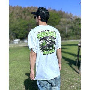 画像3: 送料無料 BALL&CHAIN別注 PICKLE STIX SURFBOARDS / Biohazard Tシャツ ホワイト