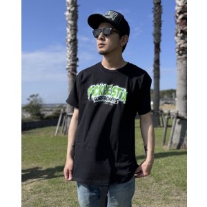 画像8: 送料無料 BALL&CHAIN別注 PICKLE STIX SURFBOARDS / Biohazard Tシャツ ブラック