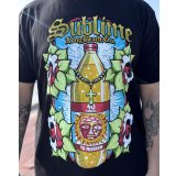 SUBLIME / 40 And Flowers Tシャツ チャコール