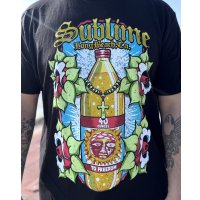 SUBLIME / 40 And Flowers Tシャツ チャコール