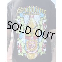 1100円OFF Mサイズラスト1枚で終了 SUBLIME / 40 And Flowers Tシャツ チャコール