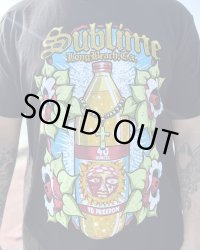 1100円OFF Mサイズラスト1枚で終了 SUBLIME / 40 And Flowers Tシャツ チャコール