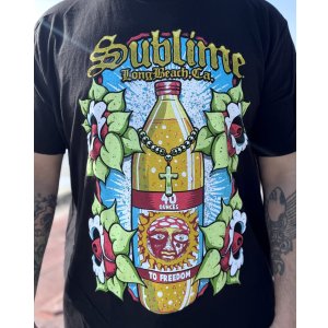 画像2: SUBLIME / 40 And Flowers Tシャツ チャコール