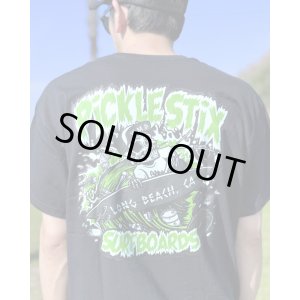 画像5: スメリーさん直買い付けアイテム 送料無料 Lサイズラスト1枚で終了 BALL&CHAIN別注 PICKLE STIX SURFBOARDS / Biohazard Tシャツ ブラック