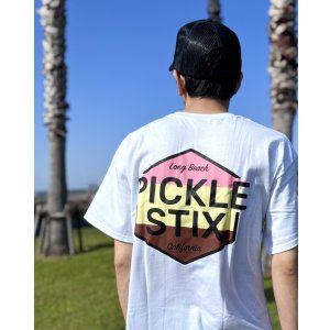 画像2: 送料無料 BALL&CHAIN別注 PICKLE STIX SURFBOARDS / Neapolitan Tシャツ ホワイト