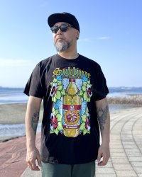 SUBLIME / 40 And Flowers Tシャツ チャコール
