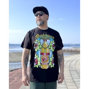 画像1: SUBLIME / 40 And Flowers Tシャツ チャコール
