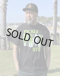 送料無料 BALL&CHAIN別注 PICKLE STIX SURFBOARDS / BALL&CHAIN別注 Black Pickle Tシャツ ブラック