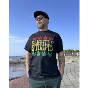 画像1: 送料無料 SLIGHTLY STOOPID / Rasta Leaf Tシャツ ブラック
