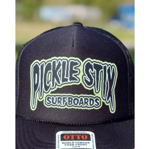 画像4: 送料無料 PICKLE STIX SURFBOARDS / Swamp Style Logo メッシュキャップ