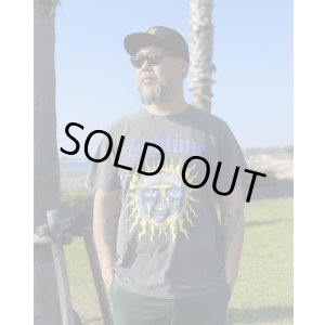 画像1: 送料無料 2XLサイズ1枚のみ SUBLIME / Sun Logo プレミアムストーンウォッシュ Tシャツ ブラック
