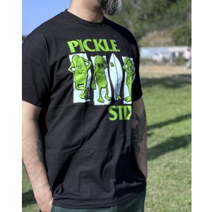 画像3: 送料無料 BALL&CHAIN別注 PICKLE STIX SURFBOARDS / BALL&CHAIN別注 Black Pickle Tシャツ ブラック