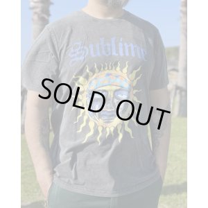 画像3: 送料無料 2XLサイズ1枚のみ SUBLIME / Sun Logo プレミアムストーンウォッシュ Tシャツ ブラック