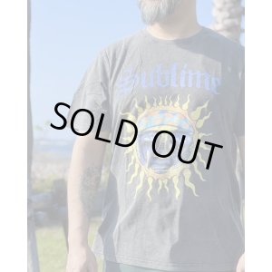 画像2: 送料無料 2XLサイズ1枚のみ SUBLIME / Sun Logo プレミアムストーンウォッシュ Tシャツ ブラック