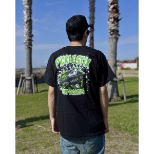 画像3: 送料無料 BALL&CHAIN別注 PICKLE STIX SURFBOARDS / Biohazard Tシャツ ブラック