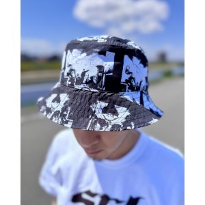 画像6: 送料無料 結成35周年 ツアー会場限定 OASIS / Decca Logo - Definitely Maybe リバーシブルバケットハット