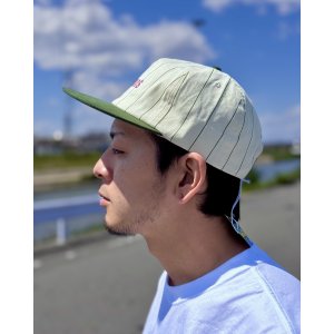 画像5: 送料無料 minos / Pinstripe Cap グリーン